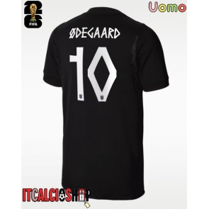 Norvegia Martin Odegaard #10 Seconda Maglia Mondiali 2026 Manica Corta